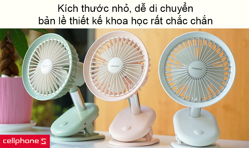 Kích thước nhỏ, dễ di chuyển, bản lề thiết kế khoa học rất chắc chắn