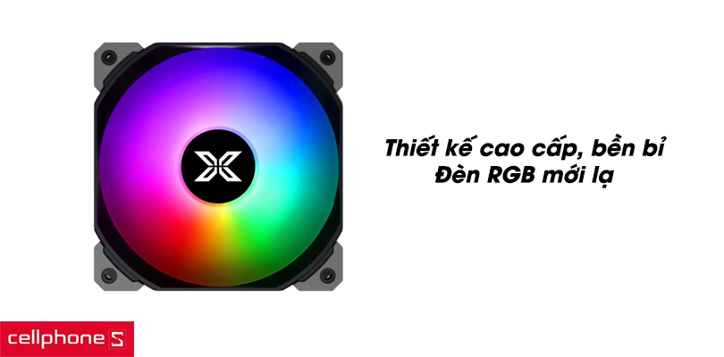 Quạt case Xigmatek X22F RGB - giải pháp tản nhiệt hiệu quả, độc đáo cho PC