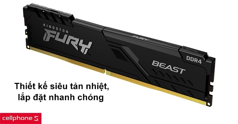 Thiết kế siêu tản nhiệt, lắp đặt nhanh chóng