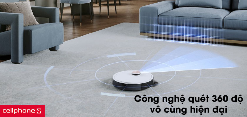 Công nghệ quét 360 độ cùng vô vàn công nghệ hiện đại