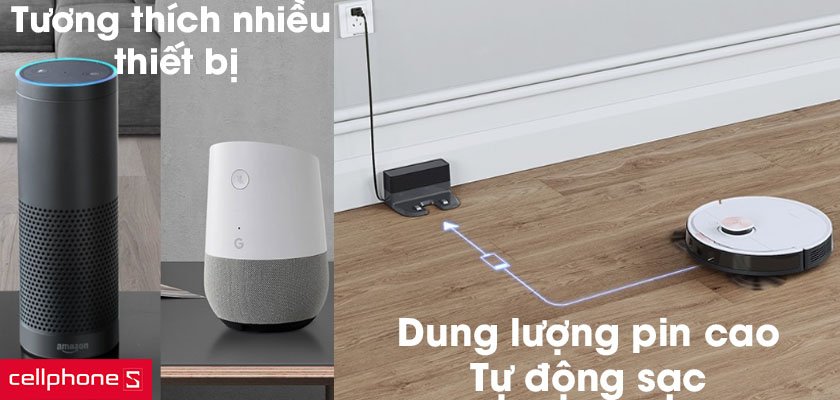 Pin dung lượng cao, tương thích với nhiều thiết bị