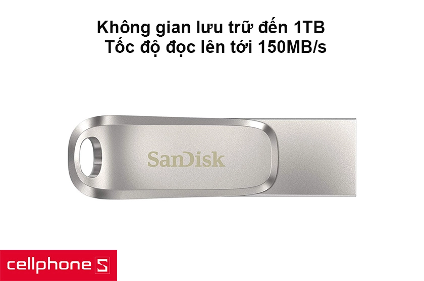USB OTG 3.1 Sandisk Ultra Dual Drive Type-C DDC4 64GB