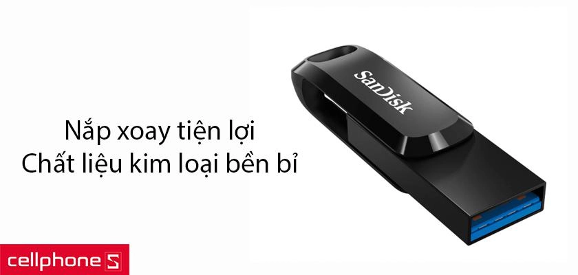 USB OTG 3.1 Sandisk Ultra Dual Drive Type-C DDC3 128GB