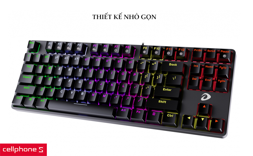 Bàn phím cơ có dây Dareu EK87 TKL