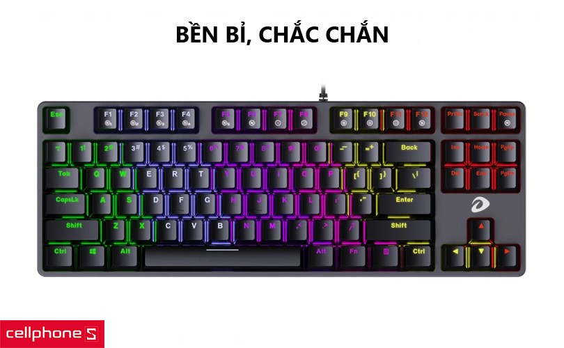 Bàn phím cơ có dây Dareu EK87 TKL
