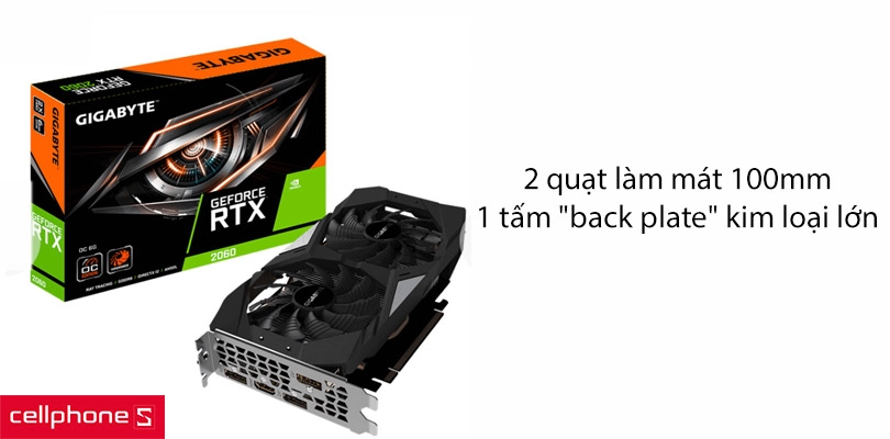 2 quạt làm mát, cải thiện chip bộ nhớ tốt