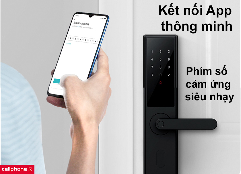 Kết nối App thông minh, phím số bấm to cảm ứng siêu nhạy