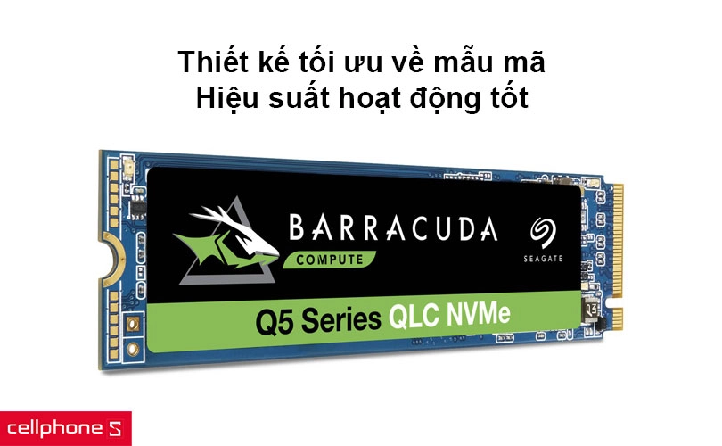 Ổ cứng SSD Seagate BarraCuda Q5 1TB M.2 2280 PCIe NVMe 3x4 (ZP1000CV3A001)