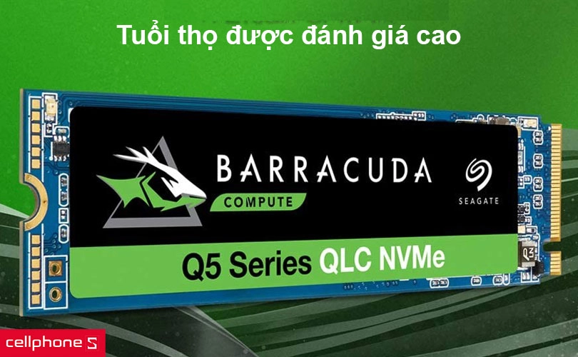 Ổ cứng SSD Seagate BarraCuda Q5 1TB M.2 2280 PCIe NVMe 3x4 (ZP1000CV3A001)