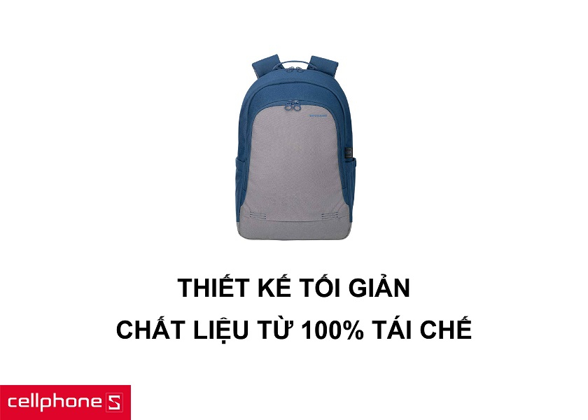 Thiết kế cực kỳ thông minh đi kèm với chất lượng cao cấp, chất liệu 100% tái chế