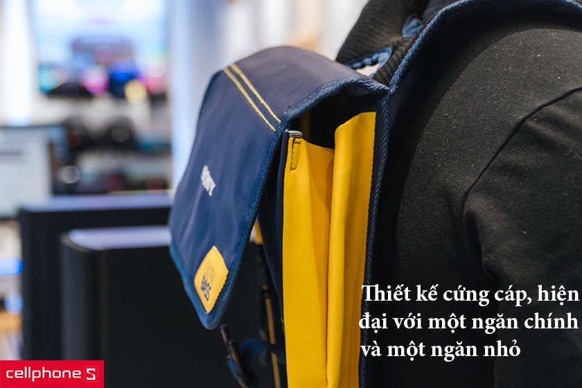 Thiết kế cứng cáp, hiện đại với một ngăn chính và một ngăn nhỏ