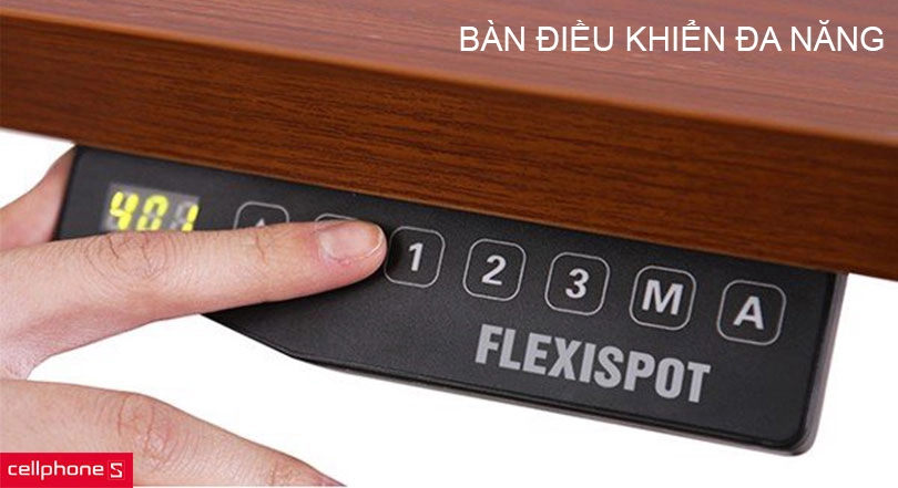 Tích hợp bàn phím điều chỉnh đa năng đi kèm một hệ thống ẩn dây điện tiện lợi