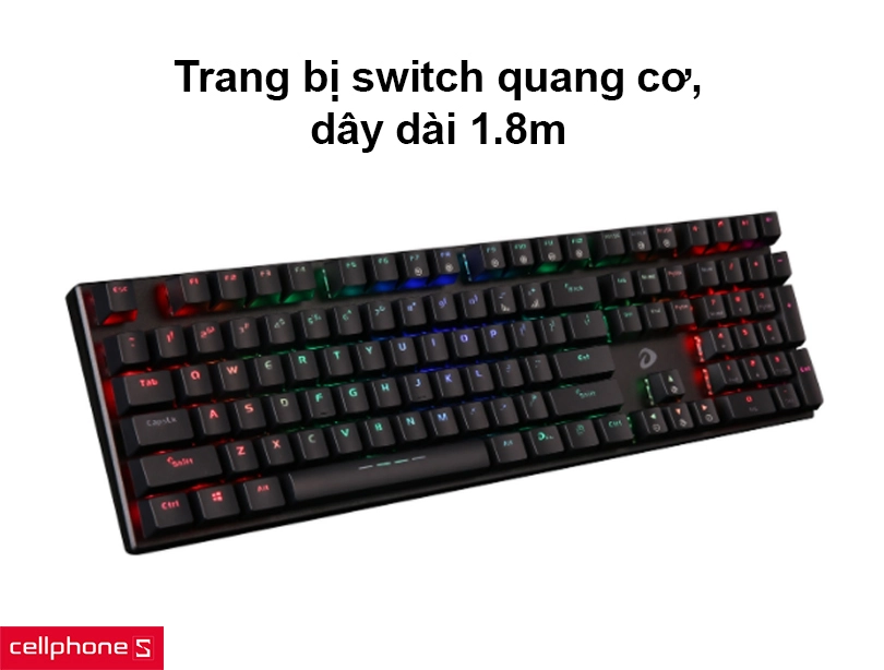 Bàn phím cơ có dây Dareu EK810X Multi LED
