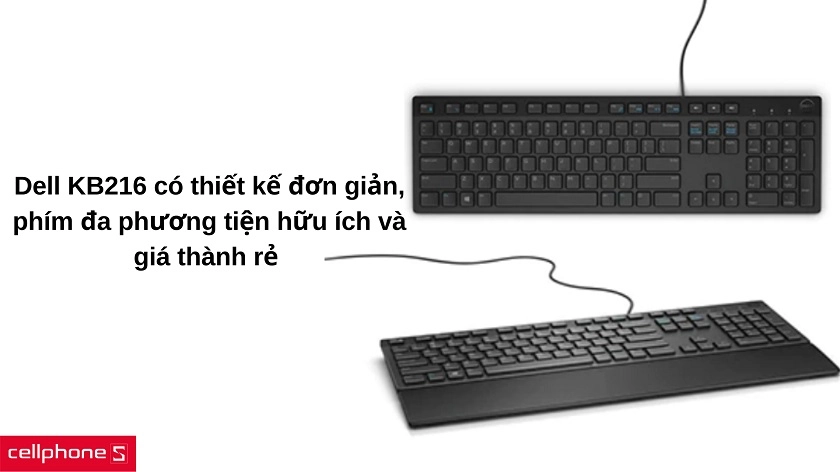 Bàn phím có dây Dell KB216