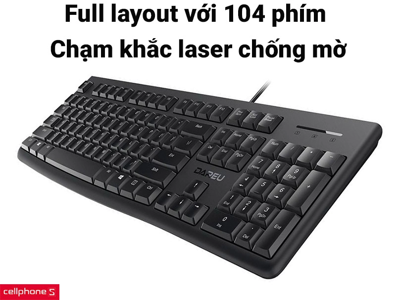 Bàn phím có dây DareU LK 185