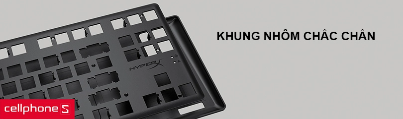 Thiết kế chắc chắn với khung nhôm, góc nghiêng tiện lợi