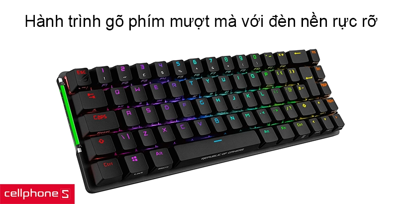 Bàn phím cơ không dây Asus Rog Falchion NX