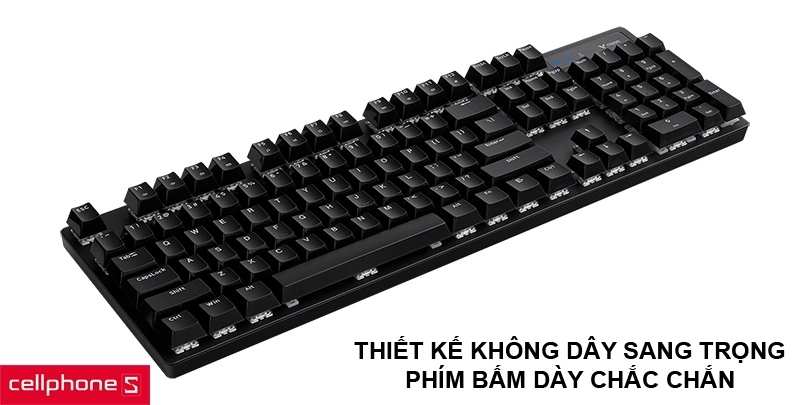 Keycap tiện lợi, điều khiển nhanh chóng với Switch Rapoo