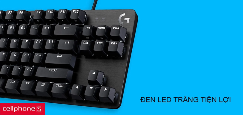 Đèn LED trắng tiện lợi, hỗ trợ sử dụng dễ dàng trong bóng tối