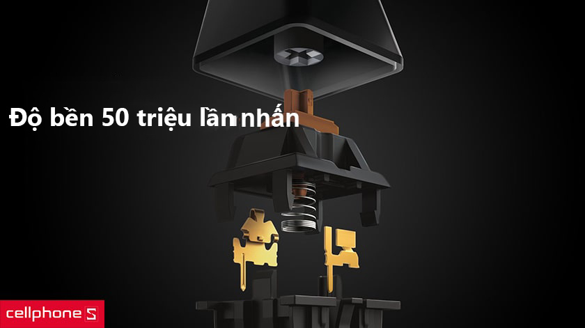 Độ bền 50 triệu lần nhấn