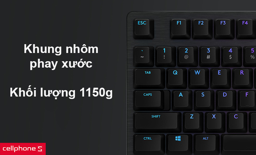 Hợp kim nhôm chắc chắn, gọn nhẹ