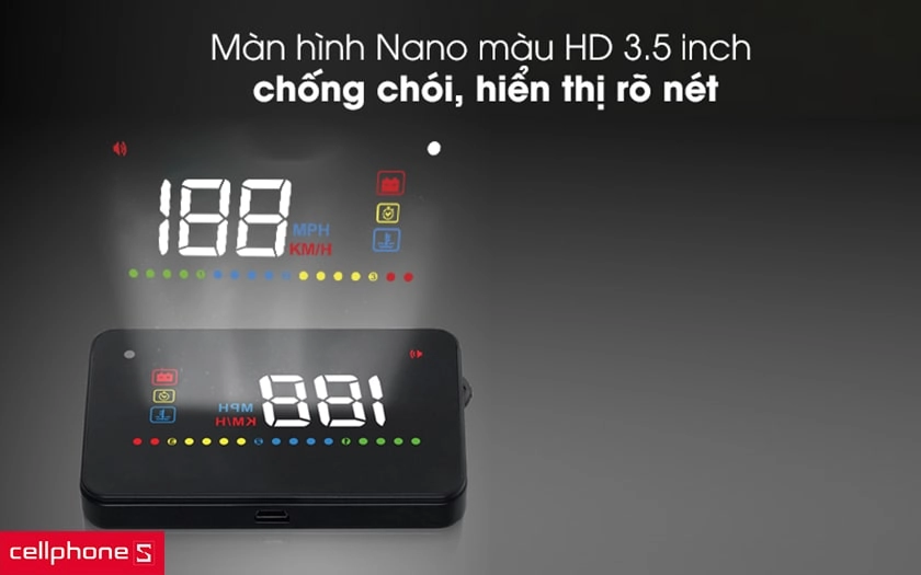 Hiển thị chính xác các chỉ số với màn hình Nano