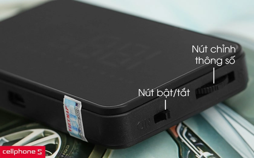 Dễ dàng sử dụng với hai công tắt