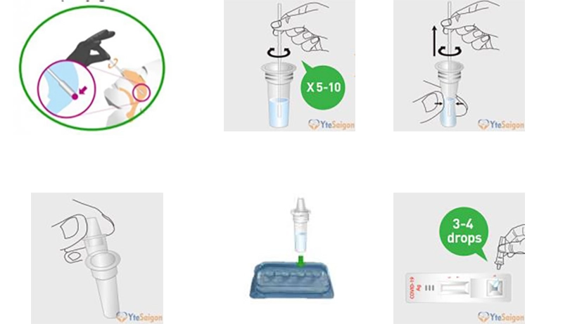 Hướng dẫn test nhanh qua kit test Rapigen Biocredit COVID-19 Ag Sars-COV-2