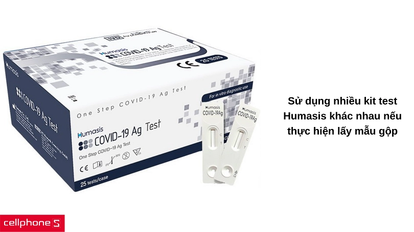 Sử dụng que test Humasis để lấy mẫu gộp