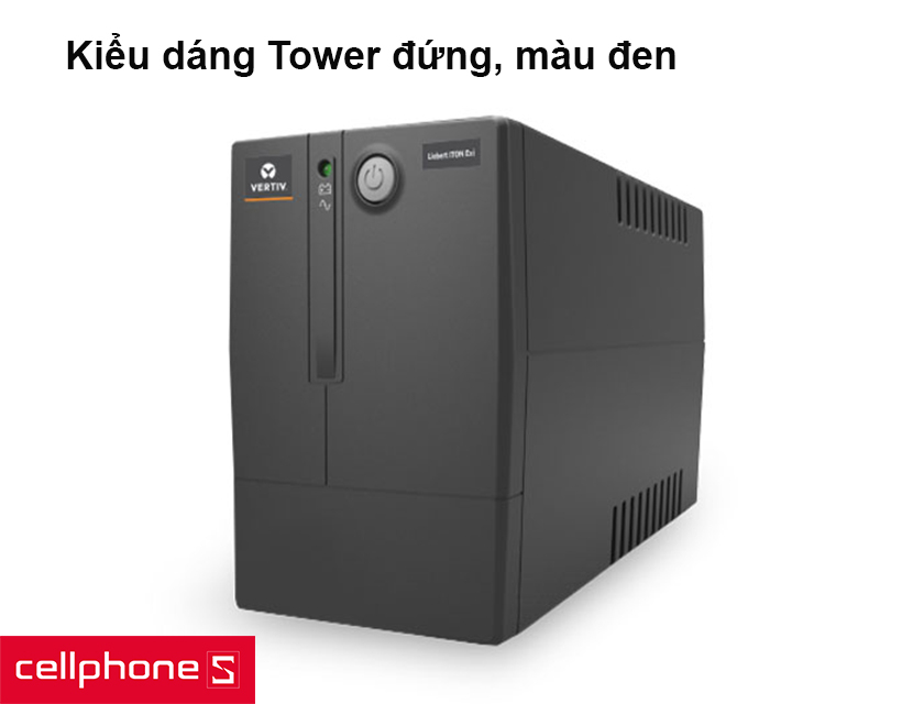 Kiểu dáng Tower đứng, màu đen sang trọng