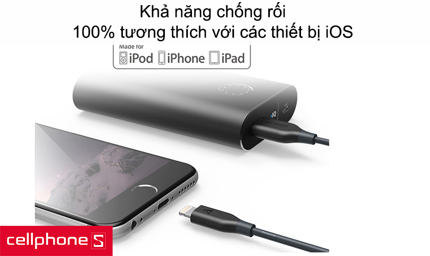 Khả năng chống rối, 100% tương thích với các thiết bị iOS