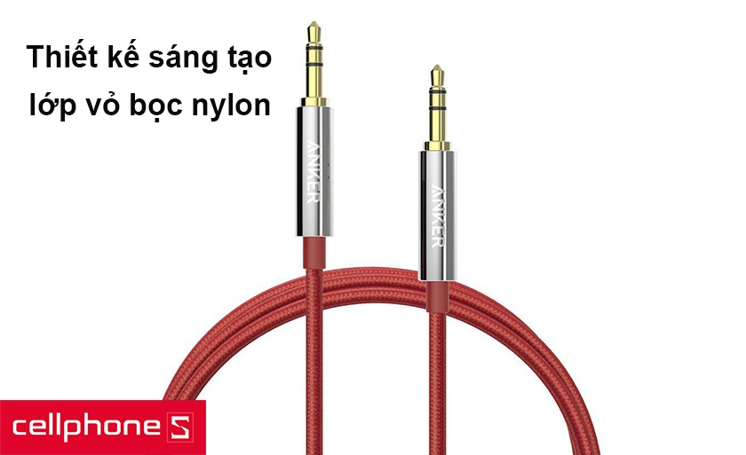 Thiết kế sáng tạo với sắc đỏ sặc sỡ, lớp vỏ bọc nylon bền chắc