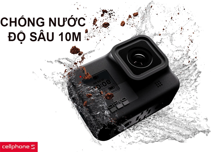 Chống nước 10m, màn hình cảm ứng điều khiển bằng giọng nói