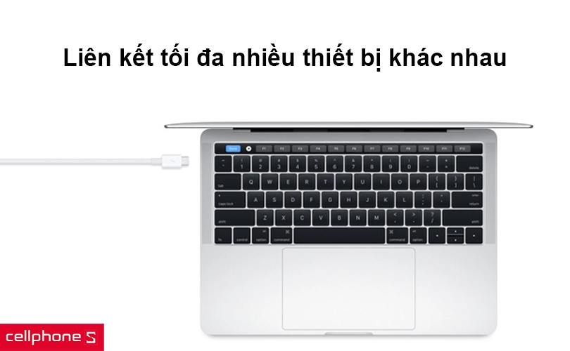 Cáp Apple Thunderbolt 3 (USB-C) 0.8M (MQ4H2ZA/A)