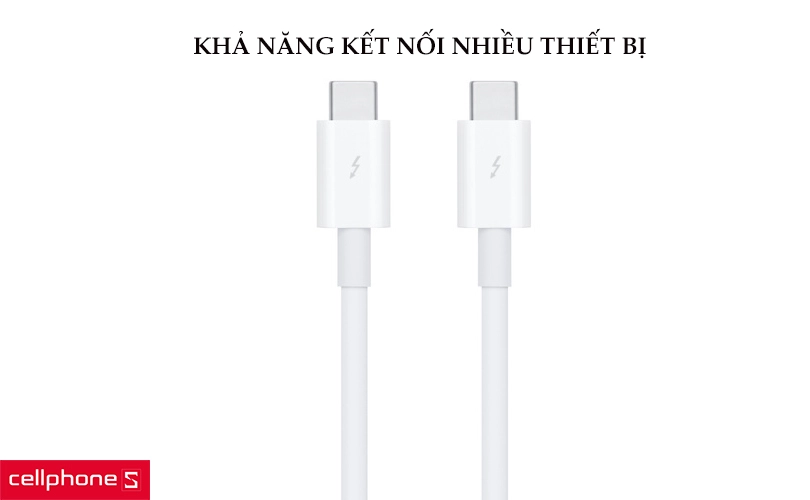 Cáp Apple Thunderbolt 3 (USB-C) 0.8m (MQ4H2ZA/A)