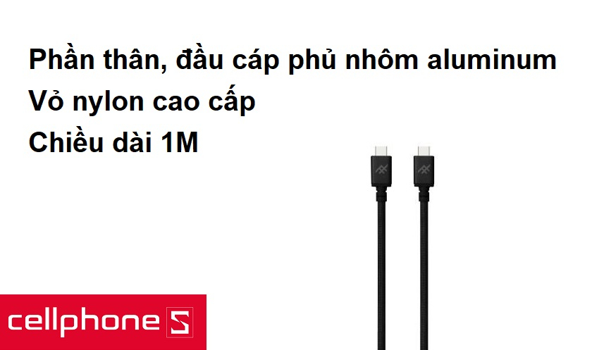 Vỏ nylon cao cấp, chiều dài 1M