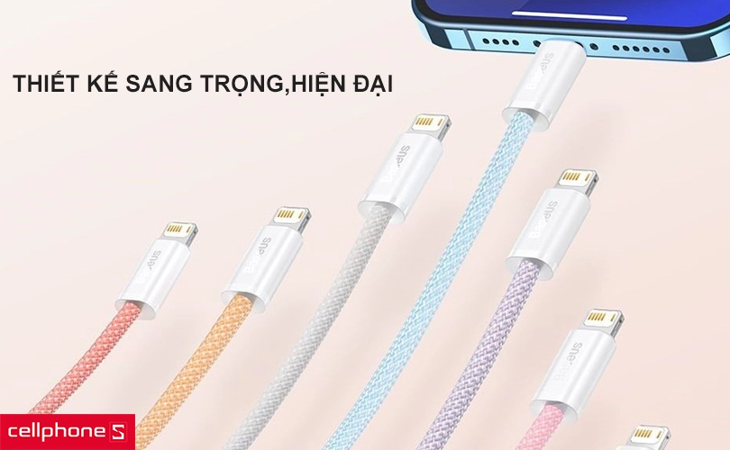 Cáp Baseus Dynamic USB-A to lightning dài 2m