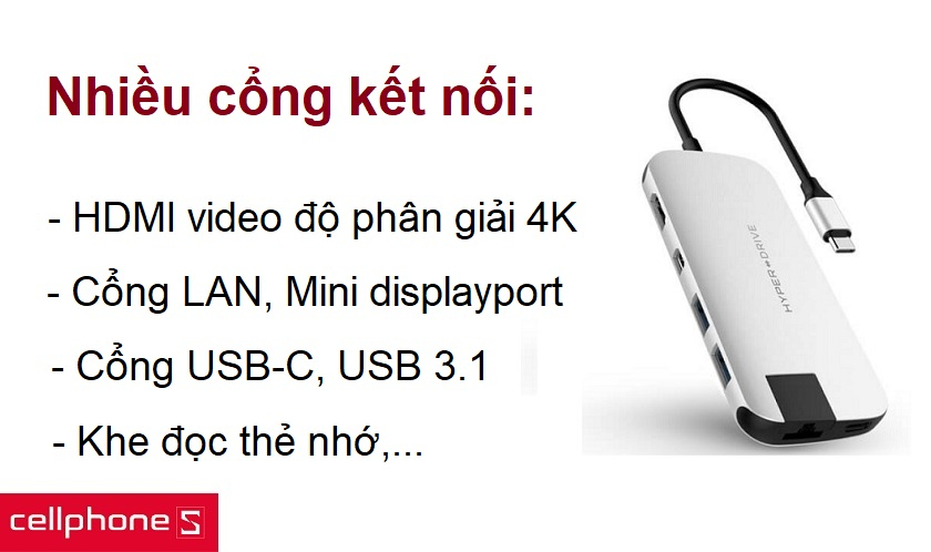 Hỗ trợ nhiều cổng kết nối thông dụng, chip xử lý hoạt động ổn định