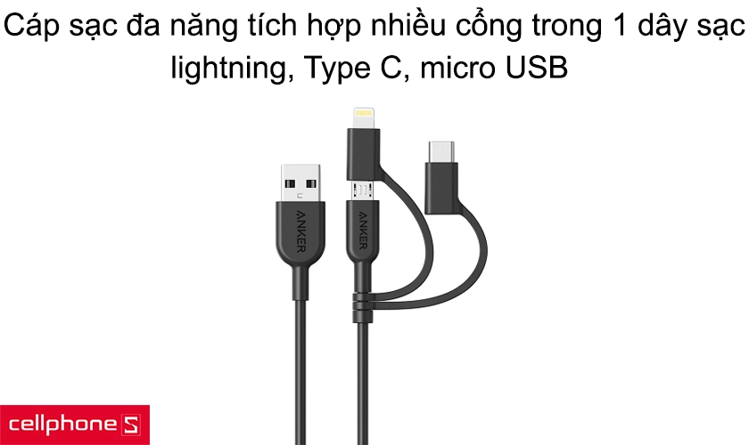 Cáp sạc đa năng là gì