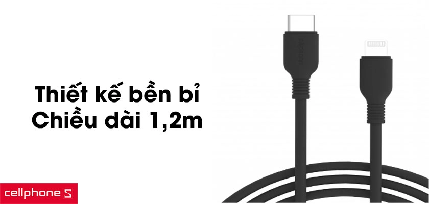 Thiết kế bền bỉ, chiều dài 1,2m