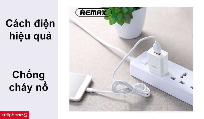 Chống cháy nổ, đảm bảo an toàn khi sử dụng cáp Remax