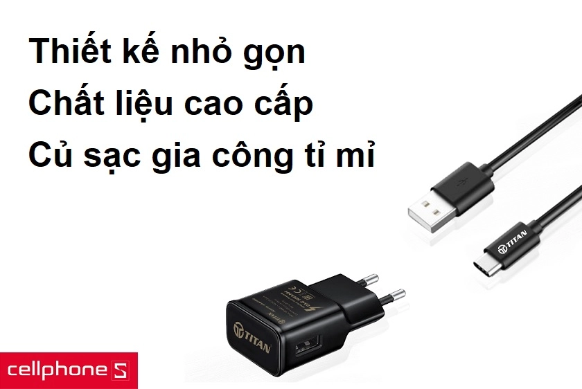Thiết kế nhỏ gọn, chất liệu cao cấp