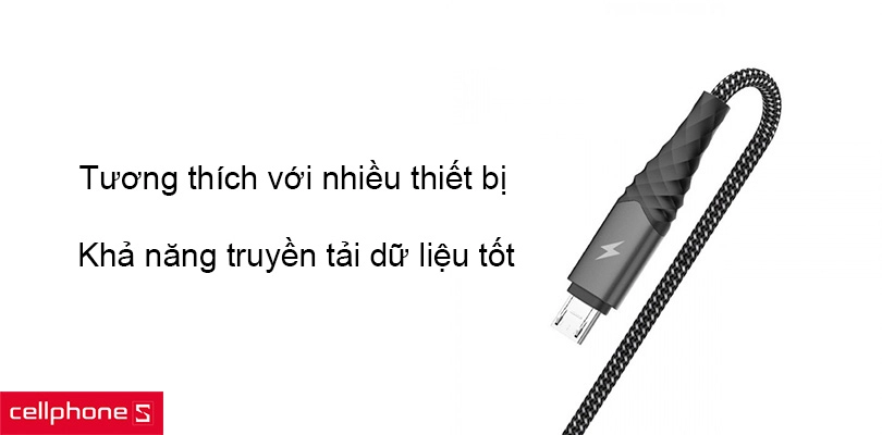 Có thể tương thích với nhiều thiết bị, khả năng truyền tải dữ liệu tốt