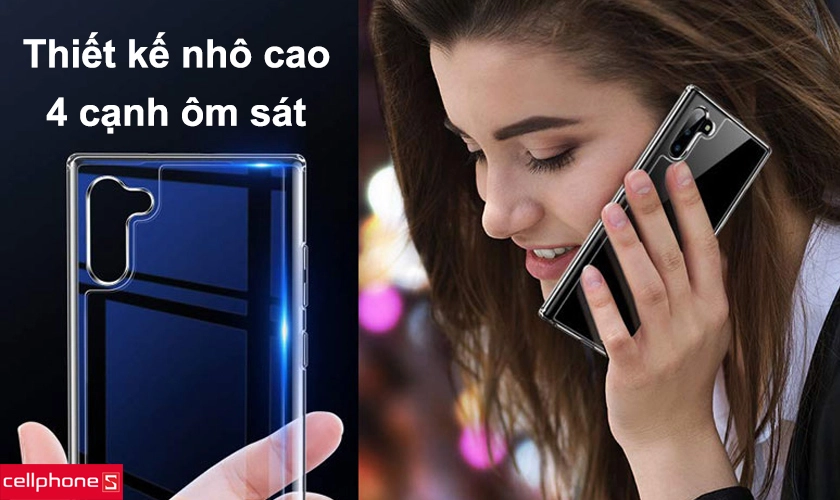 ESR Mimic Tempered Glass với thiết kế nhô cao chống trầy, 4 cạnh ôm sát không gây vướng víu