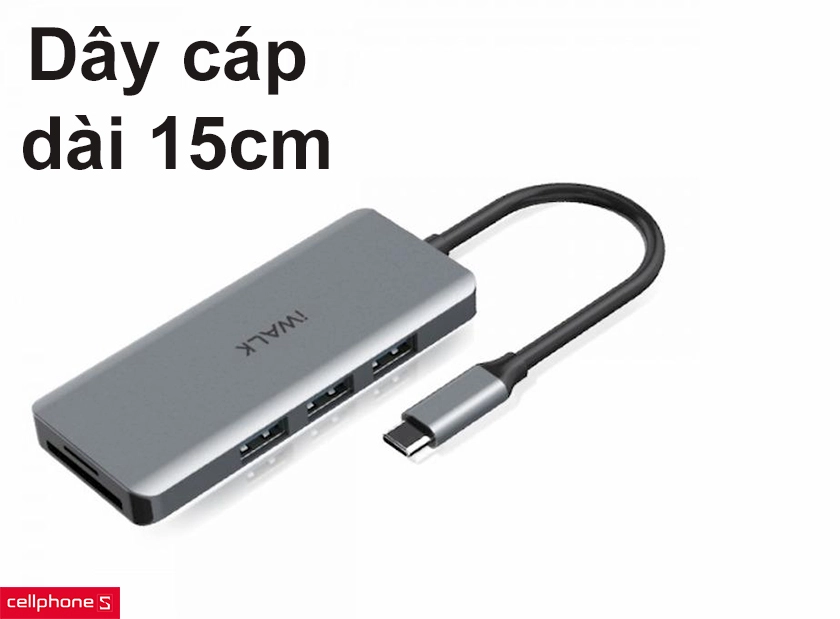 dây cáp dài 15cm phù hợp