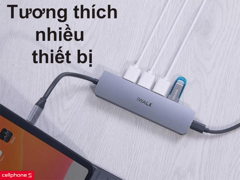 Tương thích với nhiều dòng Macbook và các thiết bị có cổng USB Type C