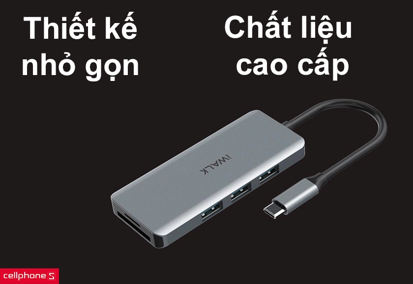 Thiết kế nhỏ gọn chất liệu sang trọng