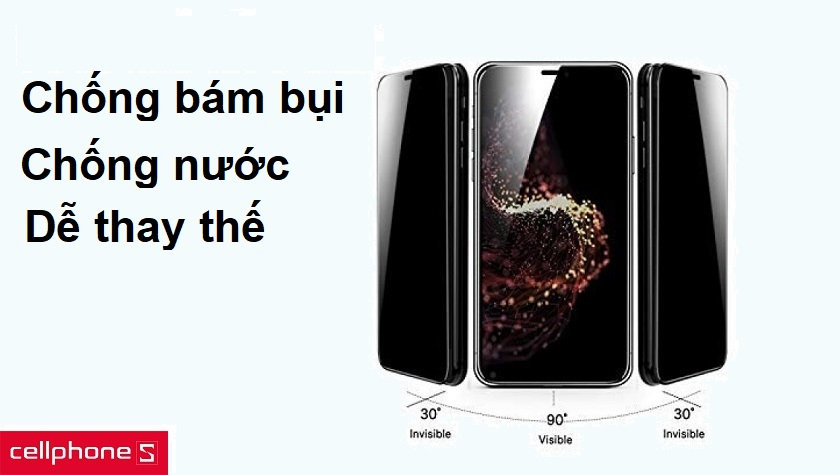 Chống bám bụi, chống nước và vân tay cực kỳ tốt