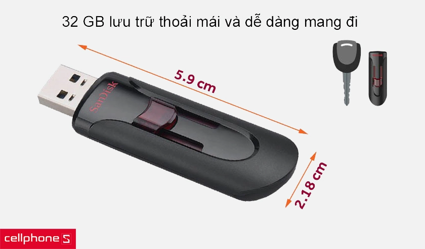 Dung lượng 32GB – Lưu trữ thoải mái