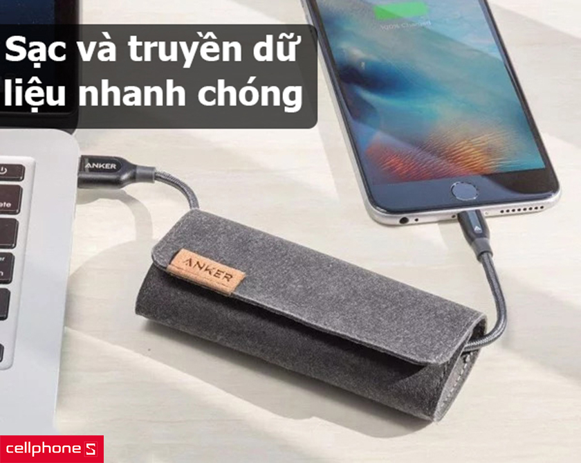 Sạc và truyền dữ liệu nhanh chóng